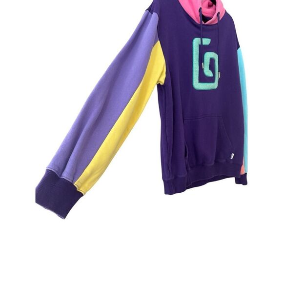 Karl Jacobs Men's Colorblock Enchantment Pullover Hoodie 2021 Purple Pink Large - Picture 3 of 11